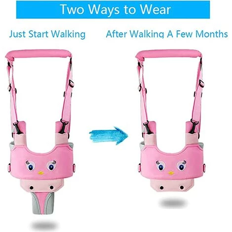 HELLO KITTY BAIN Ceinture De Sécurité De Marche Pour Bébé Poignée Réglable Assistant De Marche Pour Tout-petit Aide à L'apprentissage Debout Et à La Marche Rênes De Ceinture De Marche Pour Bébé Ceinture De Sécurité Pour Enfant (rose) 4 HELLO KITTY BAIN Ceinture De Sécurité De Marche Pour Bébé Poignée Réglable Assistant De Marche Pour Tout-petit Aide à L'apprentissage Debout Et à La Marche Rênes De Ceinture De Marche Pour Bébé Ceinture De Sécurité Pour Enfant (rose) – Image 2