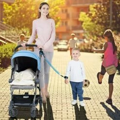 HELLO KITTY BAIN Dragonne Anti-perte Ceinture Réglable Poignet Pour Enfant Ceinture De Sécurité Rotative à 360 ° Bracelet Confortable Pour Bébé Corde Voyage Supermarché Assistant D'exploration 1,5 M (Bleu) -Equipement antichute Soldes 65624529 2