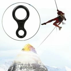 HELLO KITTY BAIN Anneau D'évacuation D'escalade - Descente Extérieure Noire 8 Caractères Descendeur Haute Altitude Protecteur De Descendeur -Equipement antichute Soldes 65625858 4