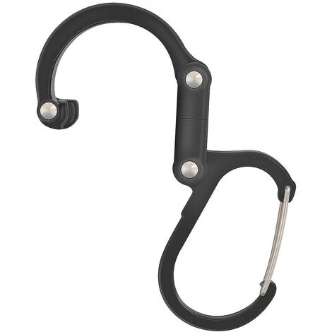 HELLO KITTY BAIN Mousqueton à Boucle Rotative Multifonctionnelle De Type D, 2 Pièces, Champ De Voyage Extérieur, Mousqueton En Alliage D'aluminium 4 HELLO KITTY BAIN Mousqueton à Boucle Rotative Multifonctionnelle De Type D, 2 Pièces, Champ De Voyage Extérieur, Mousqueton En Alliage D'aluminium – Image 2