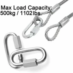 ILOVEMILAN 8mm Lien Rapide Ovale Mousqueton Chaîne Liens Rapides Connecteur 4pcs M8 En Acier Inoxydable Swing Clip Vis Verrouillage Swing Set Pour Swing Play Set 10 ILOVEMILAN 8mm Lien Rapide Ovale Mousqueton Chaîne Liens Rapides Connecteur 4pcs M8 En Acier Inoxydable Swing Clip Vis Verrouillage Swing Set Pour Swing Play Set -Equipement antichute Soldes 65646592 4