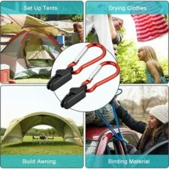 BENOBBY KIDS 12 Ensembles Pince à Bâche Avec Mousqueton Clip De Tente Auvents Clip Coupe-Vent Clips De Verrouillage De Tente Clip De Bâche Pince De Tente Robuste Pour Activités De Plein Air Camping Canopy 11 BENOBBY KIDS 12 Ensembles Pince à Bâche Avec Mousqueton Clip De Tente Auvents Clip Coupe-Vent Clips De Verrouillage De Tente Clip De Bâche Pince De Tente Robuste Pour Activités De Plein Air Camping Canopy -Equipement antichute Soldes 65683073 5