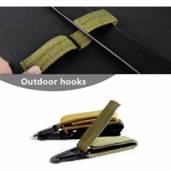 MONLY 4 Pièces Pince Mousqueton Tactique D'équipement Porte-clés Boucle De Ceinture Avec Porte Clé,Porte-clés Tactique Extérieur/Mousqueton Sac à Dos Boucle Pour Camping Randonnée (Vert) -Equipement antichute Soldes 65757531 5