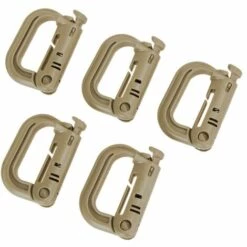 LADACèE Mousquetons En Plastique Petit Molle Clip Tactique Crochets D-Ring Molle Tactique Sangle Boucles De Mousqueton En Forme De D Crochet Clips Pour Camping Sangle Molle Sac à Dos Porte Clé 10 Pièces（couleur De Boue） -Equipement antichute Soldes 65775582 2