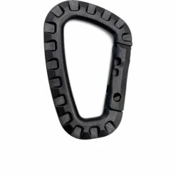 MERéTéET Lot De 5 Mousquetons En Plastique - Noir - En Forme De D -Equipement antichute Soldes 65789593 5