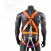 MERéTéET Nylon Double Ceinture Anti-Chute, Ceinture De Sécurité D’Escalade, Travail Haute Altitude Protection Contre Les Chutes Ceinture De Sécurité Complète Du Corps Ceinture De Sécurité Réglable Ceinture