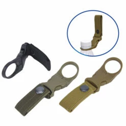 CADEAUX Lot De 3 Mousquetons à Boucle De Bouteille à Suspendre, Porte-anneau Porte-bouteille D'eau Minérale Portable, Sangle De Sangle De Ceinture Pour Camping En Plein Air, Randonnée, Voyage -Equipement antichute Soldes 65834199 5