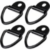KAEJYIUT 4 Pièces Anneau D'arrimage, Remorque D'anneau Montage D, Crochet D'arrimage D'arrimage En Acier Inoxydable Robustes, Pour Remorques Camions Camions Stockage De Corde De Bateau - Noir -Equipement antichute Soldes 65853259 1