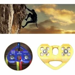 DONTODENT Poulie De Tyrolienne Extérieure En Forme De Cœur à Haute Altitude (bleue) -Equipement antichute Soldes 65902729 5