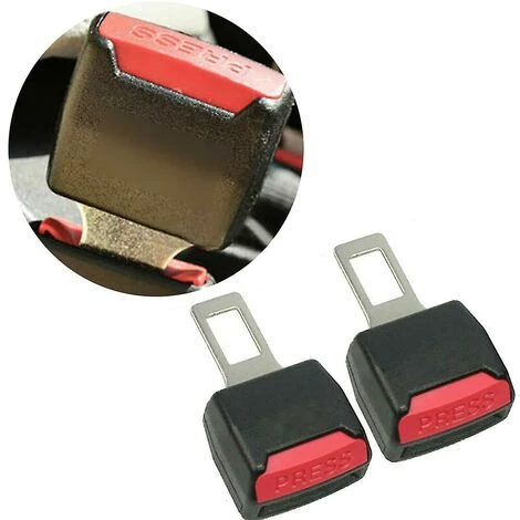 2pcs Clip De Boucle De Ceinture De Sécurité De Voiture Universel Rallonge Connecteur De Bouchon De Sécurité - Thsinde 4 2pcs Clip De Boucle De Ceinture De Sécurité De Voiture Universel Rallonge Connecteur De Bouchon De Sécurité - Thsinde – Image 2
