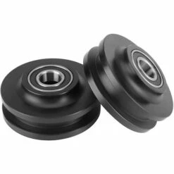 DONTODENT Pièces Roulette Coulissante Roue Grange Porte Placard Roulette Armoire Matériel Armoire Fenêtre Poulie Coulissante -Equipement antichute Soldes 65955888 4