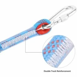 RHAFAYRE 20M Corde De Sécurité D'escalade Extérieure Anti-déchirures Alpinisme Sauvetage Corde,12mm De Diamètre Corde Pour Le Randonnée Bleu -Equipement antichute Soldes 65986071 4