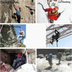 RHAFAYRE 10M Corde De Sécurité D'escalade Extérieure Anti-déchirures Alpinisme Sauvetage Corde, 12mm De Diamètre Corde Pour Le Randonnée Blanc -Equipement antichute Soldes 65986076 5