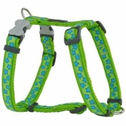BRICOMARTEAU Harnais Pour Chien Red Dingo Style Étoile Vert 30-48 Cm