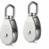 Cisea 2pcs 25mm Poulie Simple En Acier Inoxydable 304 M25 Rouleau De Poulie Chargement 400kg - Argent 2 Cisea 2pcs 25mm Poulie Simple En Acier Inoxydable 304 M25 Rouleau De Poulie Chargement 400kg - Argent -Equipement antichute Soldes 66080171 1