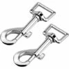 LONVRèE 2 Pcs Mousquetons Pivotants, 360 ° Mousqueton-Crochets Pivotant Pour Sangle Sacs Camping Randonnée Porte-Clés -Equipement antichute Soldes 66081387 1