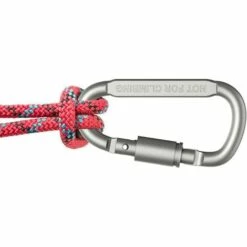 MONLY Lot De 6 Mousquetons De Verrouillage En Aluminium Avec Anneau En D Pour Camping En Plein Air, Bouteille De Sport, Sac à Dos, Outils EDC, Crochets à Vis, Laisse Pour Chien, Harnais -Equipement antichute Soldes 66167341 5