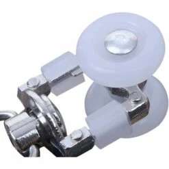 DONTODENT 20 Pièces Roue De Poulie En Métal, Poulie De Rideau, Crochet De Rideau Coulissant, Poulie De Rail De Rideau, Rouleaux De Rail De Rideau, Rouleaux De Rail De Rideau De Douche, Pour Curtai -Equipement antichute Soldes 66197829 3
