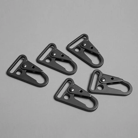 YOOUYIDA 6 Pièces Ceinture à Suspendre Mousqueton, Mousqueton Tactique, Crochet Tactique, Mousqueton Suspendu Tactique, Convient Pour L'alpinisme, Le Camping, La Randonnée (Noir) 4 YOOUYIDA 6 Pièces Ceinture à Suspendre Mousqueton, Mousqueton Tactique, Crochet Tactique, Mousqueton Suspendu Tactique, Convient Pour L'alpinisme, Le Camping, La Randonnée (Noir) – Image 2