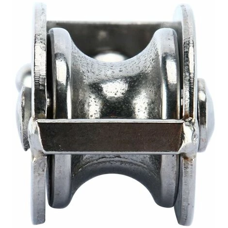 2 Pcs Poulie En Acier Inox 304 M25 Poulie De Levage Rouleau De Chargement Adélala 6 2 Pcs Poulie En Acier Inox 304 M25 Poulie De Levage Rouleau De Chargement Adélala – Image 4