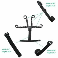 BENOBBY KIDS Lot De 2, Harnais De Poussette à 5 Points, Harnais De Chaise Haute, Sangles De Poussette -Equipement antichute Soldes 66400887 3