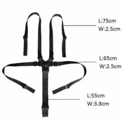 BENOBBY KIDS Lot De 2, Harnais De Poussette à 5 Points, Harnais De Chaise Haute, Sangles De Poussette -Equipement antichute Soldes 66400887 5