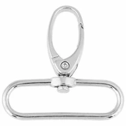 BEARSU 20 Anneaux Porte-clés En Alliage D'argent, 20 Pièces, Crochet De Sécurité Rotatif En Métal, Pour Bricolage, Sac à Dos, Articles De Couture, 32 Mm (32 Mm)