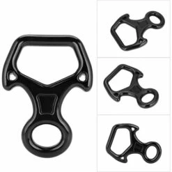 OSQI Anneau De Descente D'escalade 25 KN Figure 8 Anneau De Rappel De Descendant De Corde De Mot équipement De Sauvetage D'escalade Pour La Descente, La Descente En Rappel -Equipement antichute Soldes 66402419 3