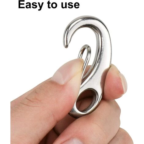 HABIENTôT 6 Pièces Mousqueton Escalade, Ressort Porte Mousqueton 50 Mm Pour Camping,Randonnée,Extérieur Oi-FRIS 6 HABIENTôT 6 Pièces Mousqueton Escalade, Ressort Porte Mousqueton 50 Mm Pour Camping,Randonnée,Extérieur Oi-FRIS – Image 4