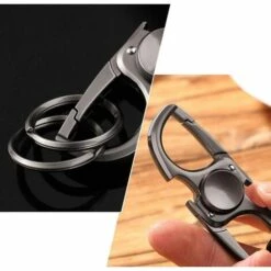 YEURIé Porte-clés Pour Ouvre-Bouteilles, Porte-clés Multifonctions 3 En 1 -Equipement antichute Soldes 66578897 4