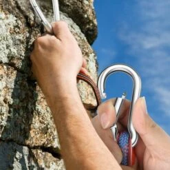 Lot De 4 Mousquetons à Ressort En Acier Inoxydable De 7,6 Cm, Clips En Acier Inoxydable 304, Petits Mousquetons,Yeurié -Equipement antichute Soldes 66578899 5