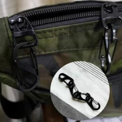 BF Lot De 25 Mousquetons Porte-clés En Forme De S, 8 Petits Mousquetons En Forme De S, 2 Ouvertures, Camping, Randonnée -Equipement antichute Soldes 66763917 3