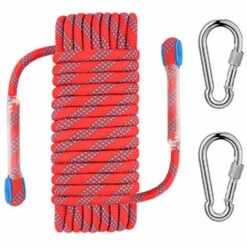MEZHENG Corde En Nylon Corde De Sécurité D'escalade Diamètre 10mm Avec Mousqueton Pour Accessoires De Randonnée En Plein Air Camping Sportif -Equipement antichute Soldes 66802281 3