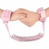 BF Bracelet Anti-Perte, Corde De Traction Anti-Perte De 2 M, Lien De Poignet De Sécurité Pour Bébé Avec Ceinture De Marche Anti-Perte Pour Rêne De Marche Avec Serrure Rose