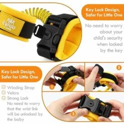 OCXIN Ceinture Anti-perte Corde De Traction Corde Anti-perte Pour Enfants Running Baby Artefact Sac à Dos Anti-perte Maternelle 4 En 1 Harnais Pour Enfants, Ceinture De Sécurité Pour Enfants (Lion) -Equipement antichute Soldes 66859157 4