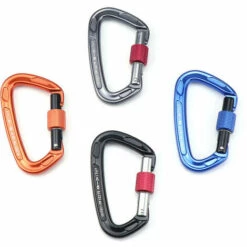 KAEJYIUT Mousqueton, Avec Fermeture A Vis, 24Kn, Orange -Equipement antichute Soldes 66995781 4