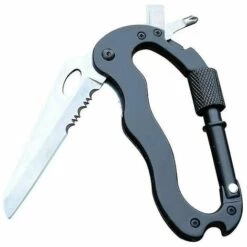 ZHUOXUAN Mousqueton Clip Mousqueton Escalade Mousquetons Escalade 5 En 1 Mousqueton Multifonction Outil Extérieur -Equipement antichute Soldes 67168897 5