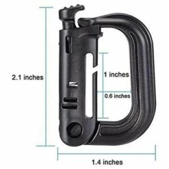 ZHUOXUAN 10 Pcs Haute Résistance Boucle Snap Lock Porte-clés En Plastique Manille Mousqueton D-ring Clip Sangle Sac À Dos Grimlock Pour Sports De Plein Air 9 ZHUOXUAN 10 Pcs Haute Résistance Boucle Snap Lock Porte-clés En Plastique Manille Mousqueton D-ring Clip Sangle Sac À Dos Grimlock Pour Sports De Plein Air -Equipement antichute Soldes 67168900 3