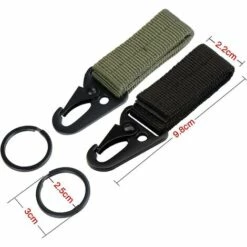 ZHUOXUAN Mousqueton Suspendu Tactique Avec Boucle D'attache Pour Sangle De Sac à Dos, Porte-clés, Pour Le Camping -Equipement antichute Soldes 67170282 3