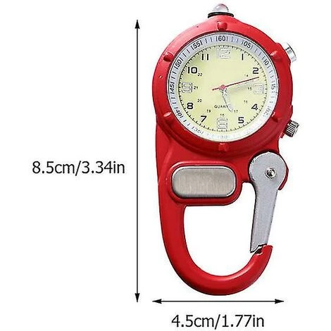 ZHUOXUAN Montre Portative D'alpinisme De Montre De Gousset A Mené La Montre De Randonneur De Montre Pour Extérieur 4 ZHUOXUAN Montre Portative D'alpinisme De Montre De Gousset A Mené La Montre De Randonneur De Montre Pour Extérieur – Image 2