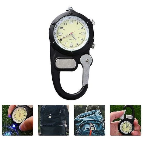 ZHUOXUAN Montre Portative D'alpinisme De Montre De Gousset A Mené La Montre De Randonneur De Montre Pour Extérieur 5 ZHUOXUAN Montre Portative D'alpinisme De Montre De Gousset A Mené La Montre De Randonneur De Montre Pour Extérieur – Image 3
