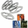 ZHUOXUAN 5pcs 8 En Forme De Verrouillage Mousqueton Clip En Alliage D'aluminium Porte-clés Pour La Randonnée Camping Voyage Sport Activités De Plein Air Boucle De Sécurité