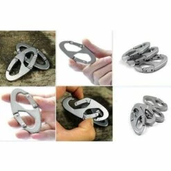 ZHUOXUAN 5pcs 8 En Forme De Verrouillage Mousqueton Clip En Alliage D'aluminium Porte-clés Pour La Randonnée Camping Voyage Sport Activités De Plein Air Boucle De Sécurité 11 ZHUOXUAN 5pcs 8 En Forme De Verrouillage Mousqueton Clip En Alliage D'aluminium Porte-clés Pour La Randonnée Camping Voyage Sport Activités De Plein Air Boucle De Sécurité -Equipement antichute Soldes 67170608 5