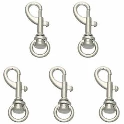 ZHUOXUAN 5 Pièces Fermoir Homard Matériel Fabrication De Bijoux Crochet Sacs Sangle Boucles Bricolage Porte-clés