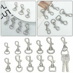 ZHUOXUAN 5 Pièces Fermoir Homard Matériel Fabrication De Bijoux Crochet Sacs Sangle Boucles Bricolage Porte-clés -Equipement antichute Soldes 67170611 5