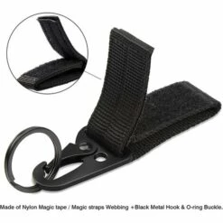 ZHUOXUAN Mousqueton Suspendu Tactique Avec Boucle D'attache Pour Sangle De Sac à Dos, Porte-clés, Pour Le Camping -Equipement antichute Soldes 67170615 3