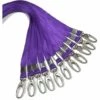 PERLE RARE 50 Pièces Lanières Lanière Violette Pour Badges D'identification Lanière En Nylon Pince En Vrac Crochet Pivotant Pour Badges D'identification De Bureau Porte-clés 1 PERLE RARE 50 Pièces Lanières Lanière Violette Pour Badges D'identification Lanière En Nylon Pince En Vrac Crochet Pivotant Pour Badges D'identification De Bureau Porte-clés -Equipement antichute Soldes 67177941 1