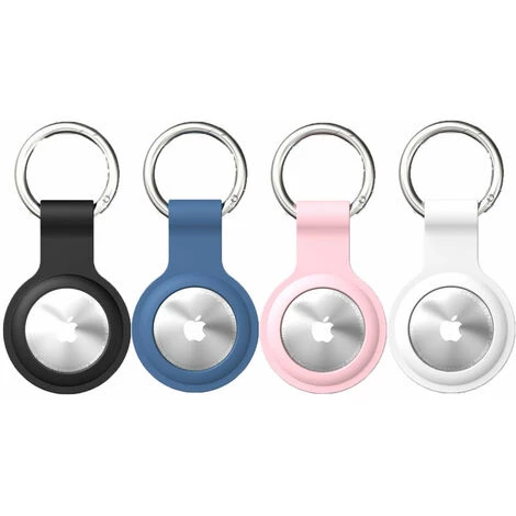 THSINDE Morceau De Porte-clés Pour Apple AirTag étui De Protection Pendentif, étui De Protection En Silicone Avec Porte-clés Portable Key Finder Cover Key Fob Case 3 THSINDE Morceau De Porte-clés Pour Apple AirTag étui De Protection Pendentif, étui De Protection En Silicone Avec Porte-clés Portable Key Finder Cover Key Fob Case