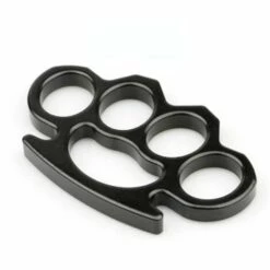 DONTODENT Alliage Frp Finger Tiger Arme D'autodéfense à Quatre Doigts Repose-main Alliage D'aluminium - Noir