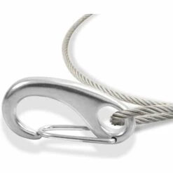 ILOVEMILAN Mousqueton De Connecteur De Corde Robuste De 10,2 Cm, Mousqueton à Ressort En Acier Inoxydable 316, Capacité De Charge De 454 Kg, Clips D'ancrage De Qualité Marine Pour Corde (lot De 4) -Equipement antichute Soldes 67422179 3